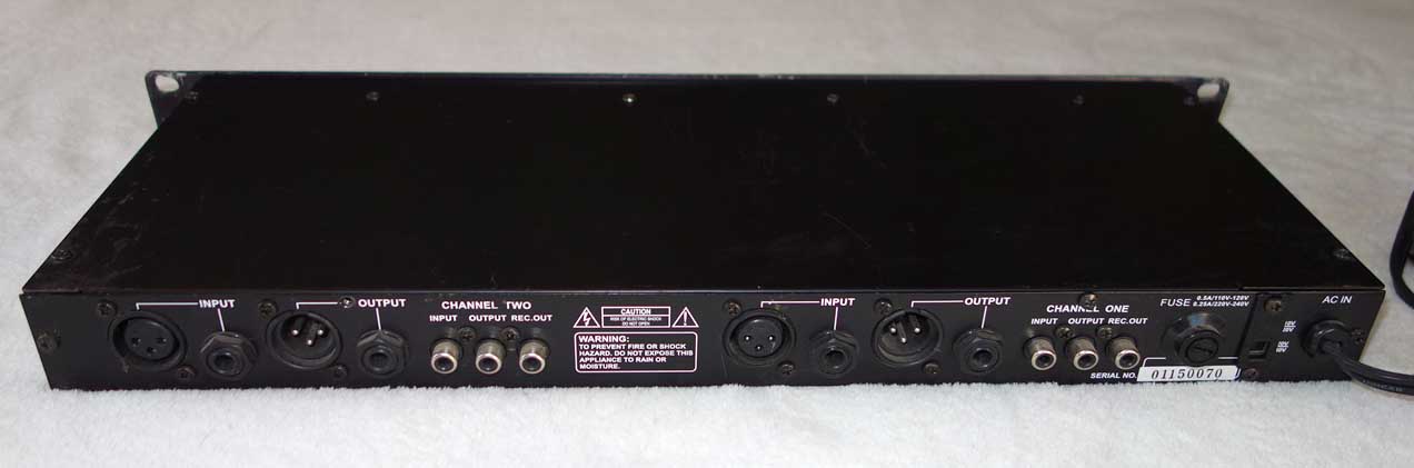 Used ART 343 Dual-Channel Graphic Equaliser w/XLR In/Outs + RCA In/Outs, 15-Band, 2-Ch EQ