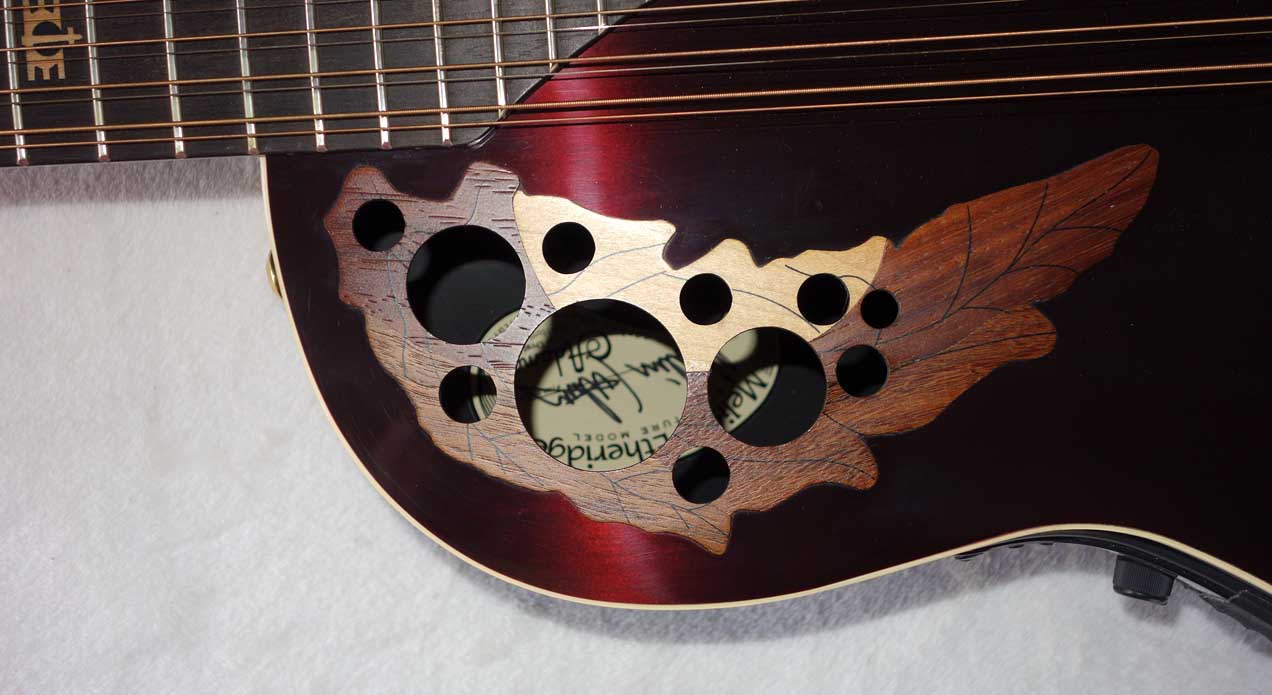 Melissa Etheridge's Personal Adamas Signature 1598-MERB 12-String Guitar #3  Used on Tour May-August, 2004