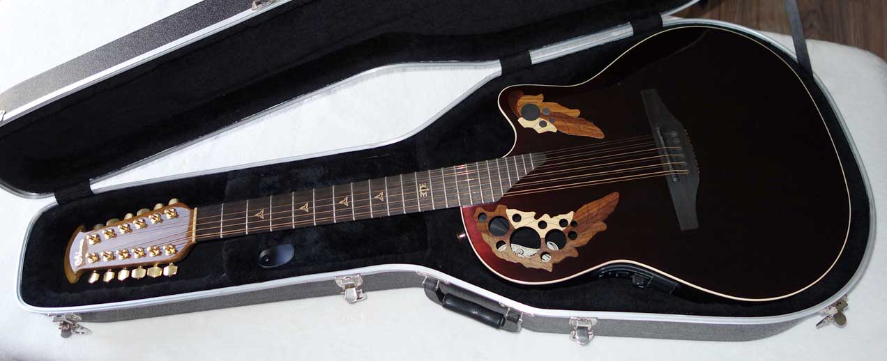 Melissa Etheridge's Personal Adamas Signature 1598-MERB 12-String Guitar #3  Used on Tour May-August, 2004