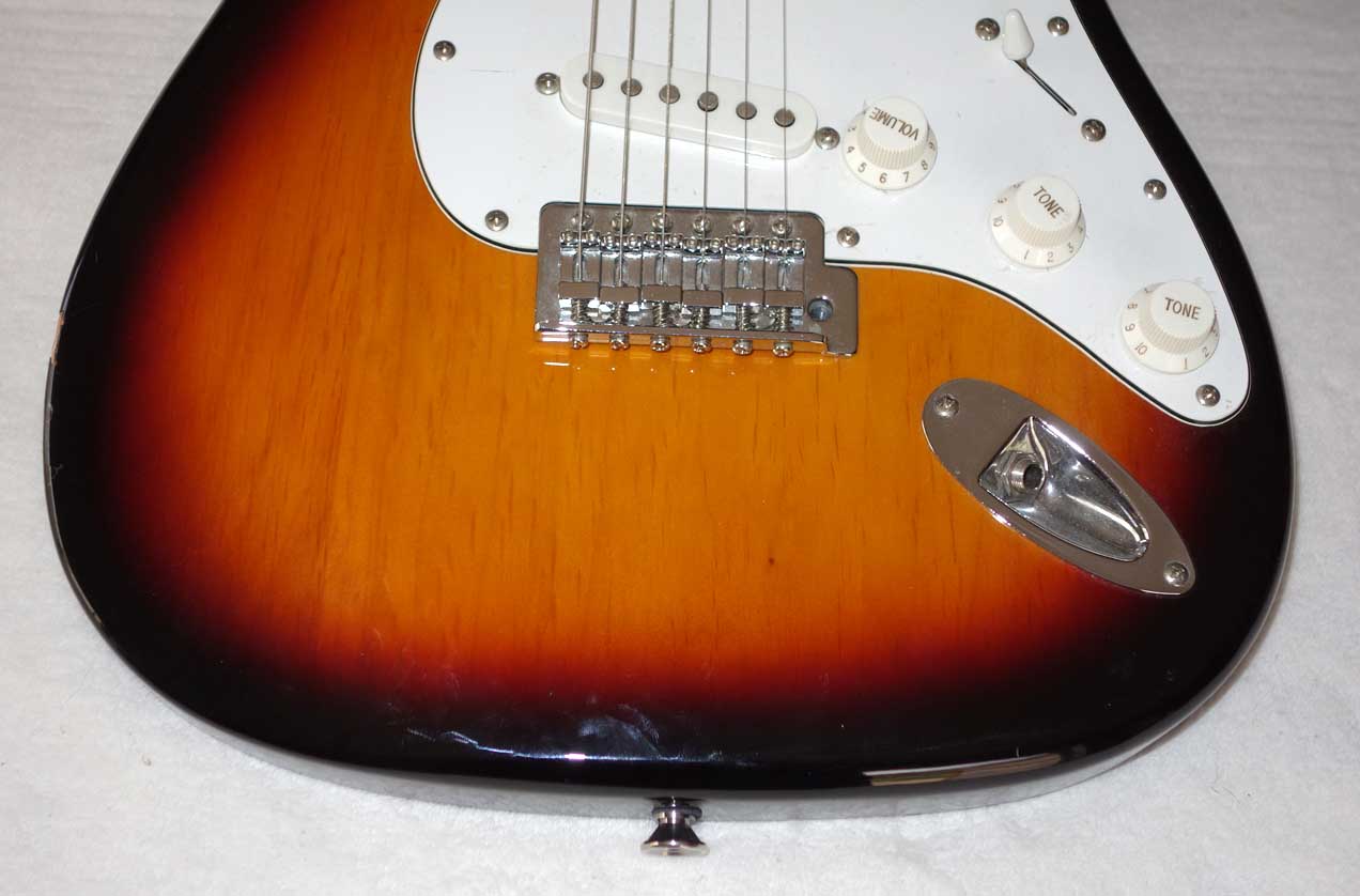 Used Aria STG Strat-Style Electric w/3x Single-Coil PUPs