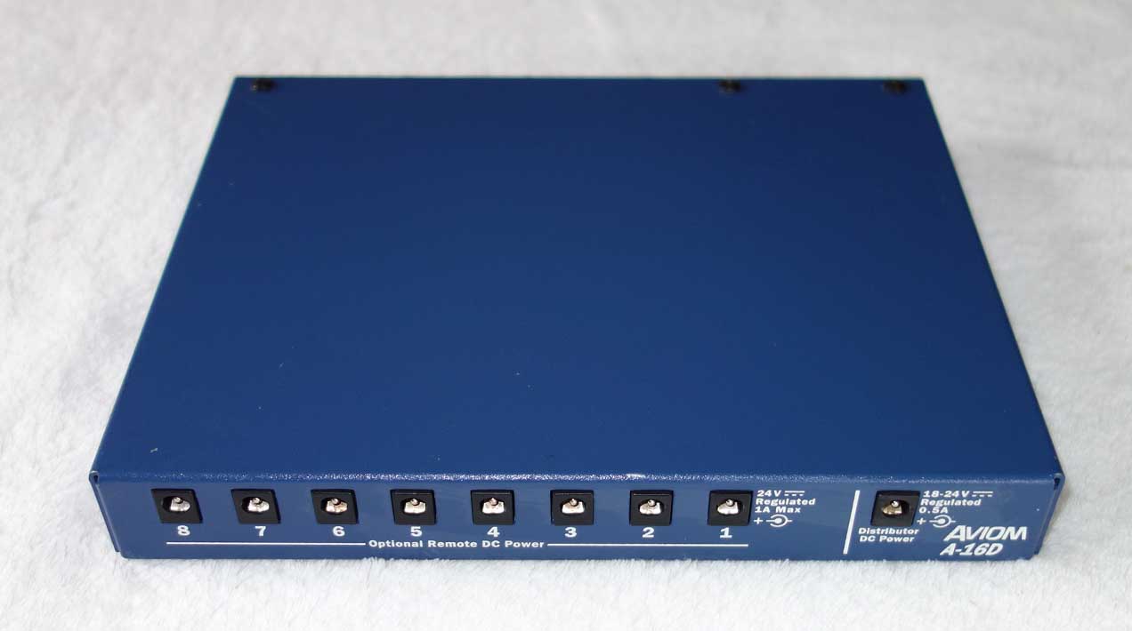 Used Aviom A16-D Net Distributor / Power Supply for A-16 Personal Mixers
