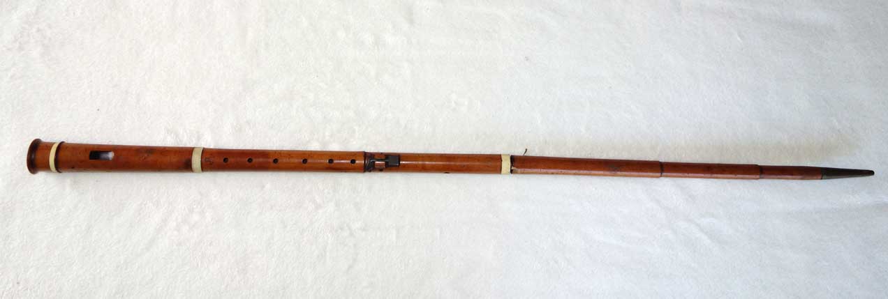 Stephan Koch, Vienna, Antique 1820 Walking Stick Recorder Flute RARE