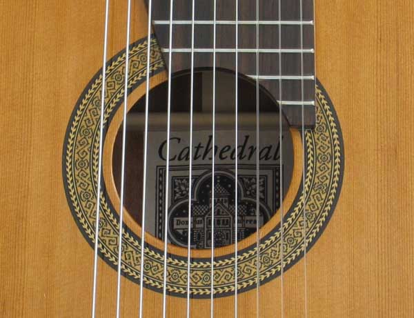 CATHEDRAL GUITAR Model 125 10-String Classical Harp Guitar [Cedar / Mahogany] & Hardshell Case