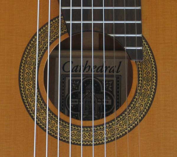 Cathedral Guitar Model 125CEL Classical Harp Guitar with Cutaway, & BBand A3T Pickup
