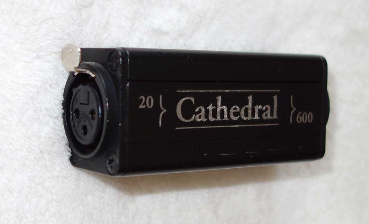 Cathedral 20-600 Dynamic Mic Transformer Adapter for all 20-Ohm transformerless dynamics like the Western Electric / Altec 632/633, and the older STC / Coles ball and bisquit mics