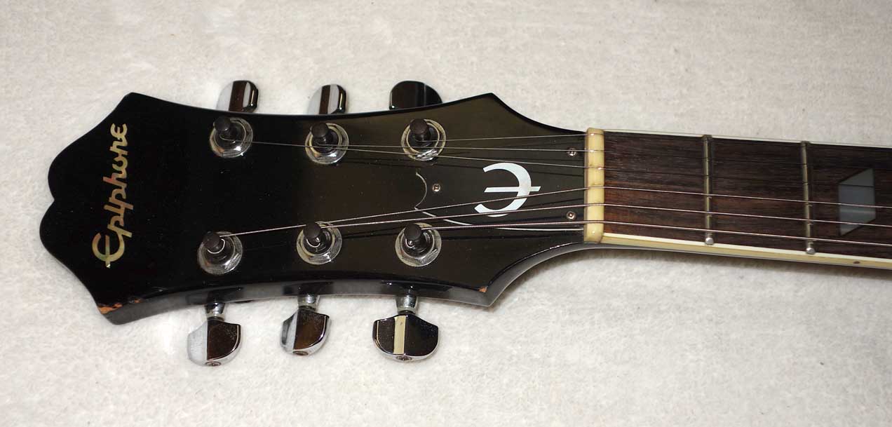 1994 Epiphone Casino Hollow Body Guitar in Sunburst, Upgraded GFS Pickups, MIK Peerless Factory