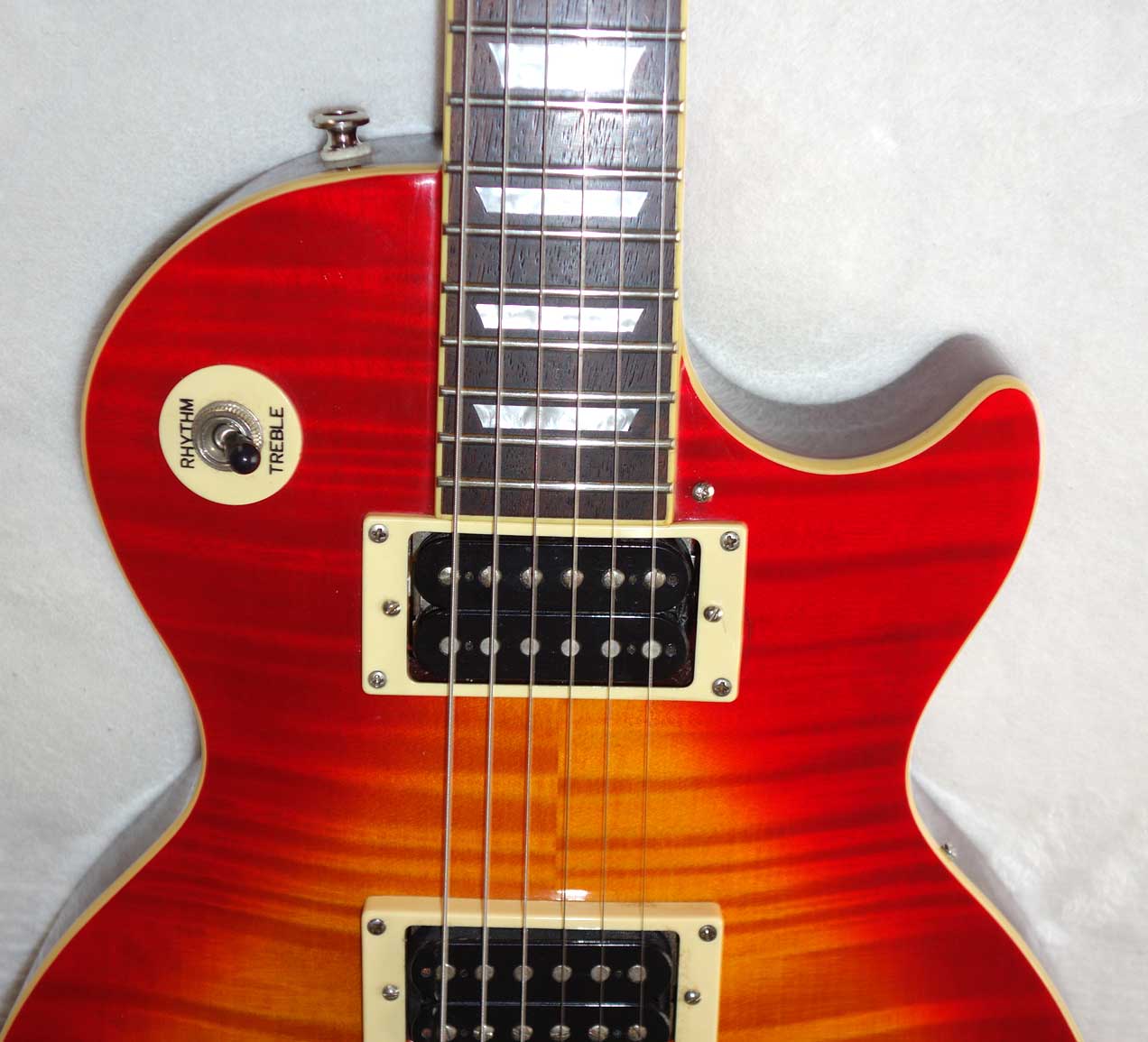 2002 Epiphone Les Paul Standard Flametop Guitar Upgraded w/Seypour Duncan Jazz / JB PUPS [Unsung Factory / MIK]