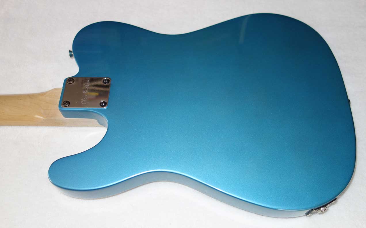 Used Partscaster Vintage 50s-Style Blue Telecaster, Maple Neck, Warmouth Pickguard w/Rio Grande "Halfbreed" Bridge PUP, 2004 Fender MIM "Special Edition" Neck PUP