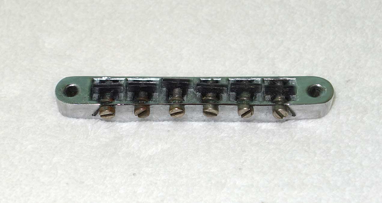 Vintage 1960s Gibson ABR-1 Bridge  Patent Number w/Foundry Mark, Wire