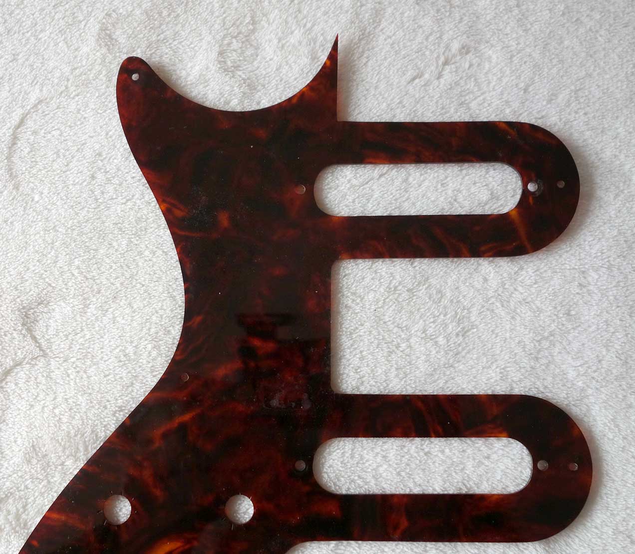 Vintage 1961 Gibson Pickguard for Melody Maker / Olympic w/Body Style 2 Tortoise Shell Cellulose