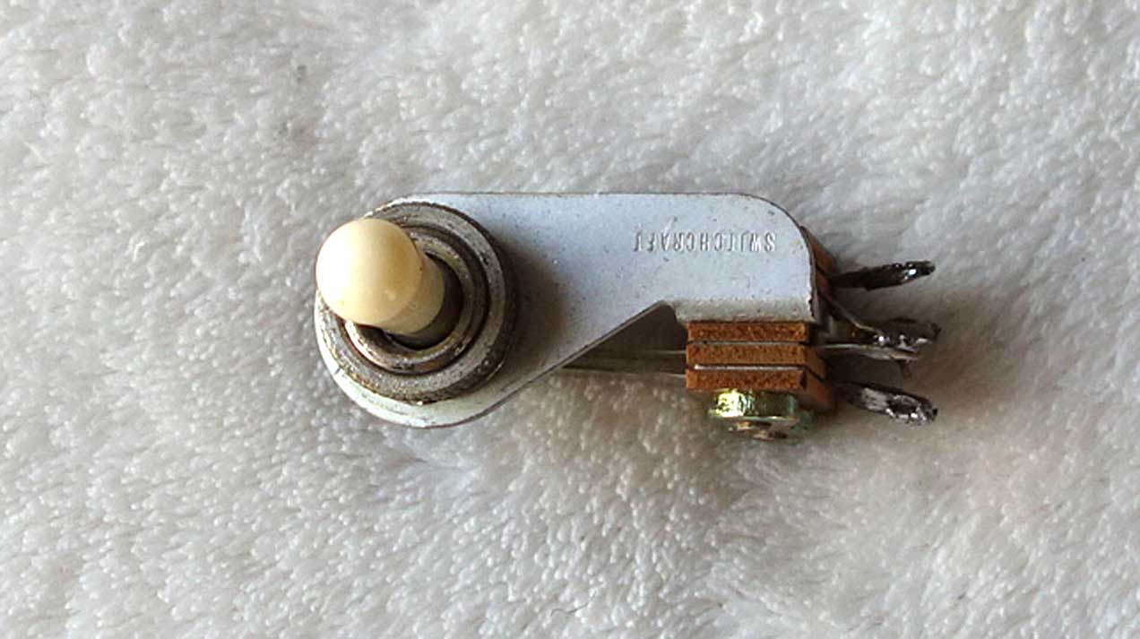 Vintage 1961 Gibson Switchcraft Selector Switch 3-Way Pickup Toggle Switch