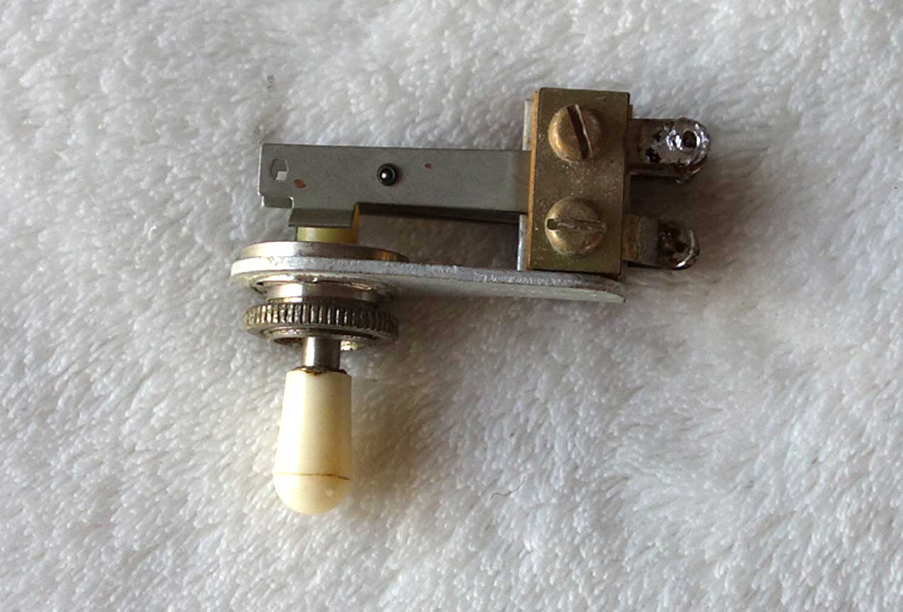 Switchcraft 3 Way Toggle Switch For Les Paul Guitar, Short, Made In