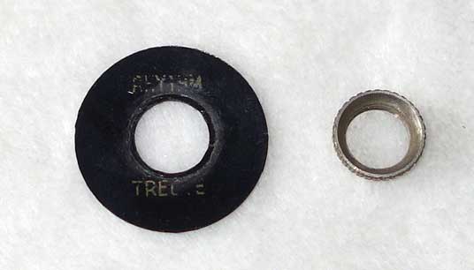 Vintage 1962 "Poker Chip" Ring & Nut From a 1962 Gibson SG Special