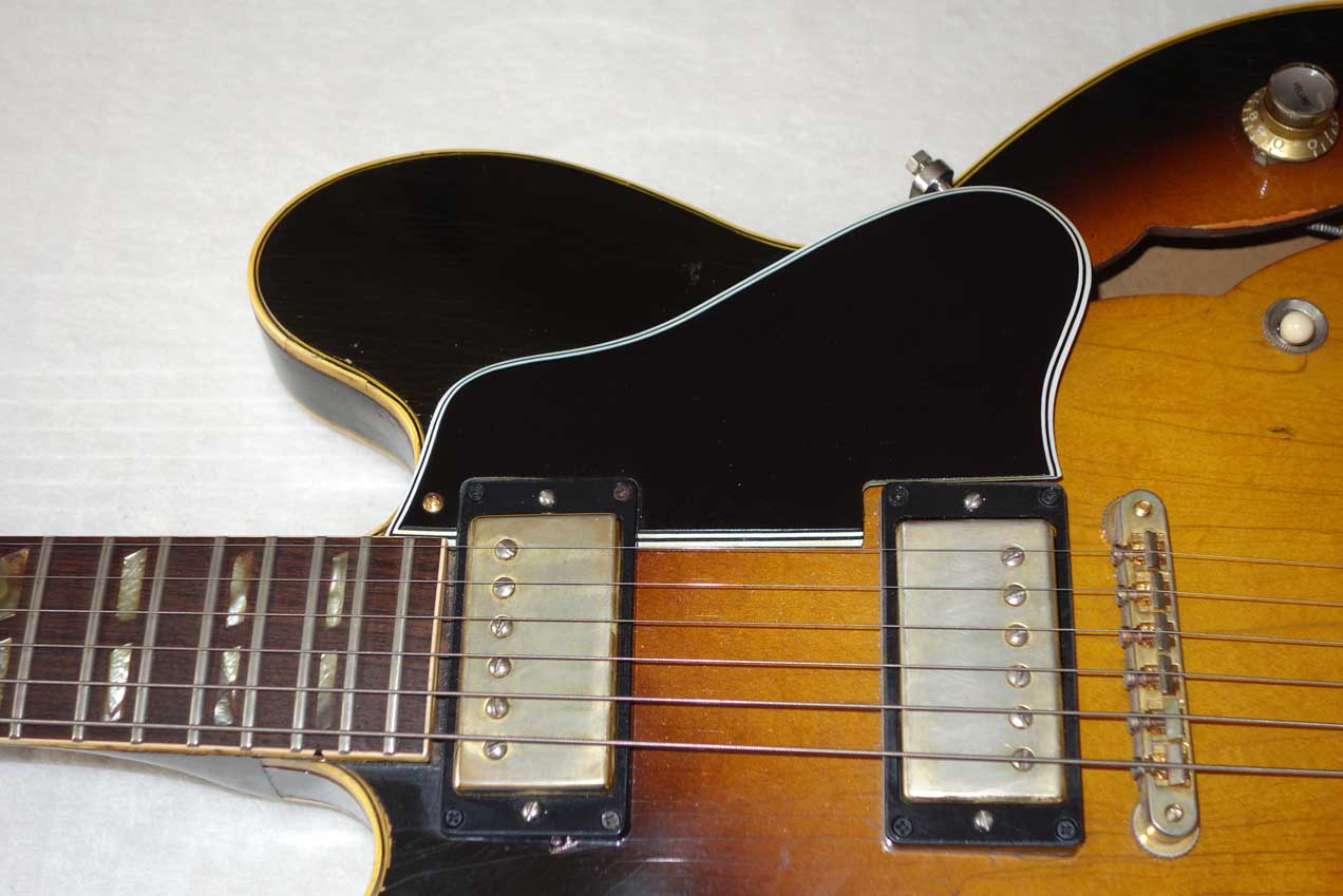 Vintage 1966 Gibson ES-345 w/Varitone Removed -- ES-335 Mod Original Patent Number PUPs, Older Style Mickey Mouse Ears