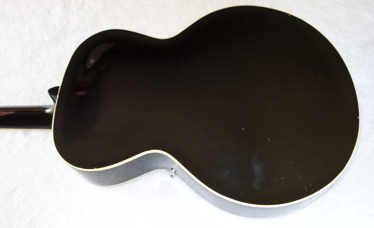 Vintage 1933 Gibson L-10 Hollow Body 16" Electric Archtop Guitar in Ebony, w/Hardshell Case