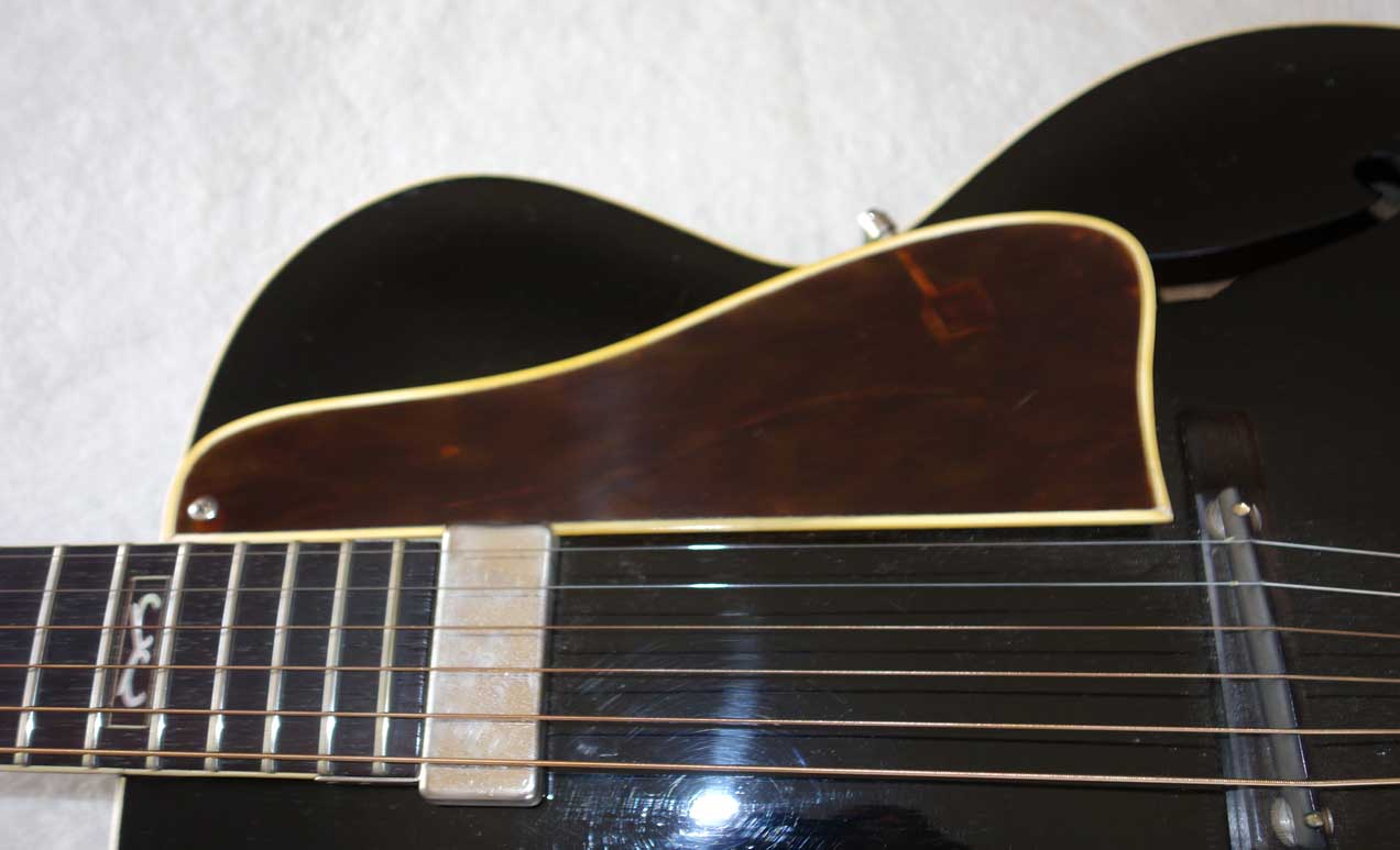 Vintage 1933 Gibson L-10 Hollow Body 16" Electric Archtop Guitar in Ebony, w/Hardshell Case