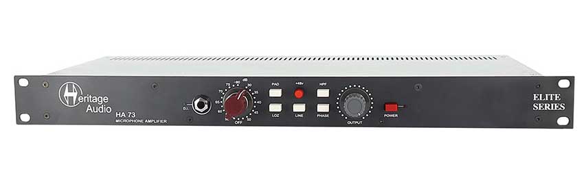 Heritage Audio HA73 / Elite Series / Single-Channel 1073 Mic Pre Brand New in Unopened Box -- Authorized Heritage Audio Dealer --