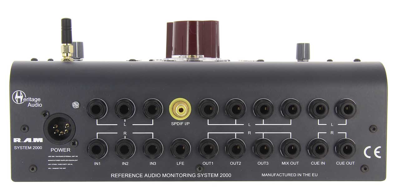 Heritage Audio RAM-2000 Stereo Mastering Grade Monitor Controller