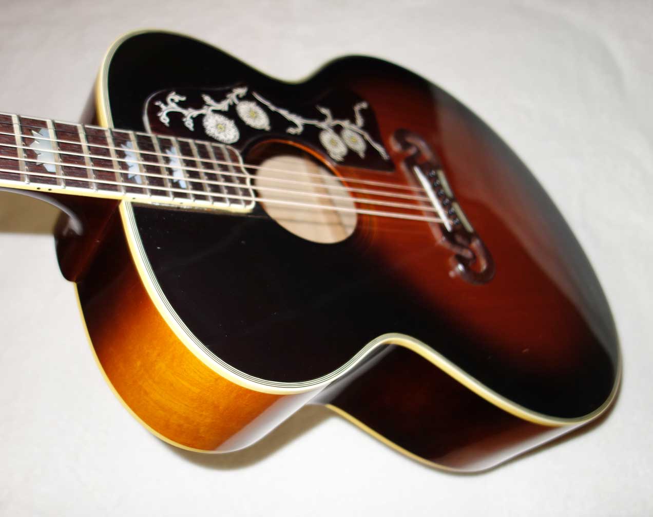 1991 Orville By Gibson J200 Super Jumbo Acoustic Guitar in Sunburst (MIJ Terada)