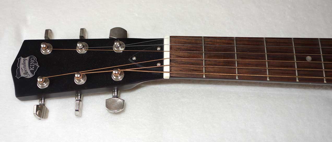 Used Recording King RM-991 Tri-Cone Resonator Guitar w/Round neck, Steel Resonator Guitar, TKL Case