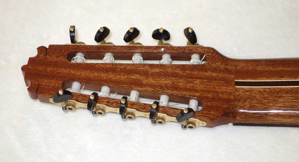NEW Rubner Custom 10-String Tuning Machines 5-On-A-Plate w/Teflon Coated Bearings, Brass Plates, Made in Germany