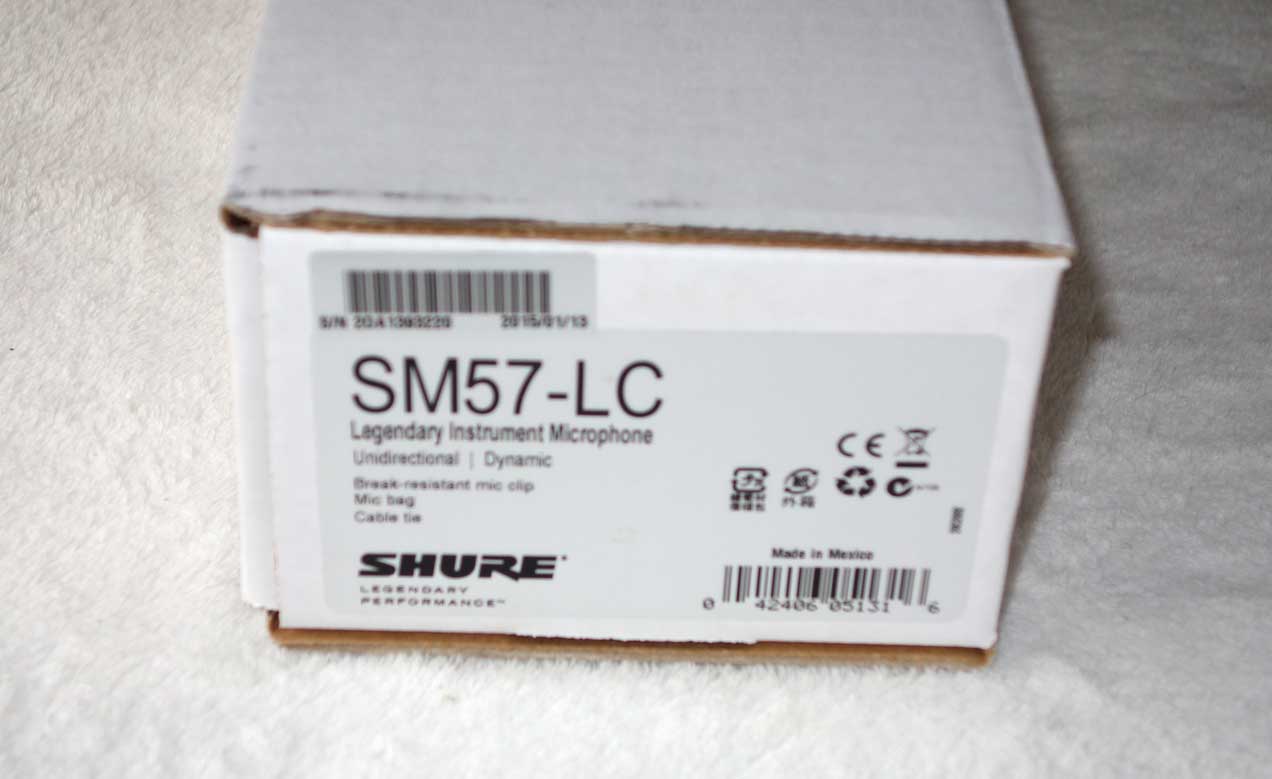 New Shure SM57 Transformerless Low Impedance Dynamic Mic