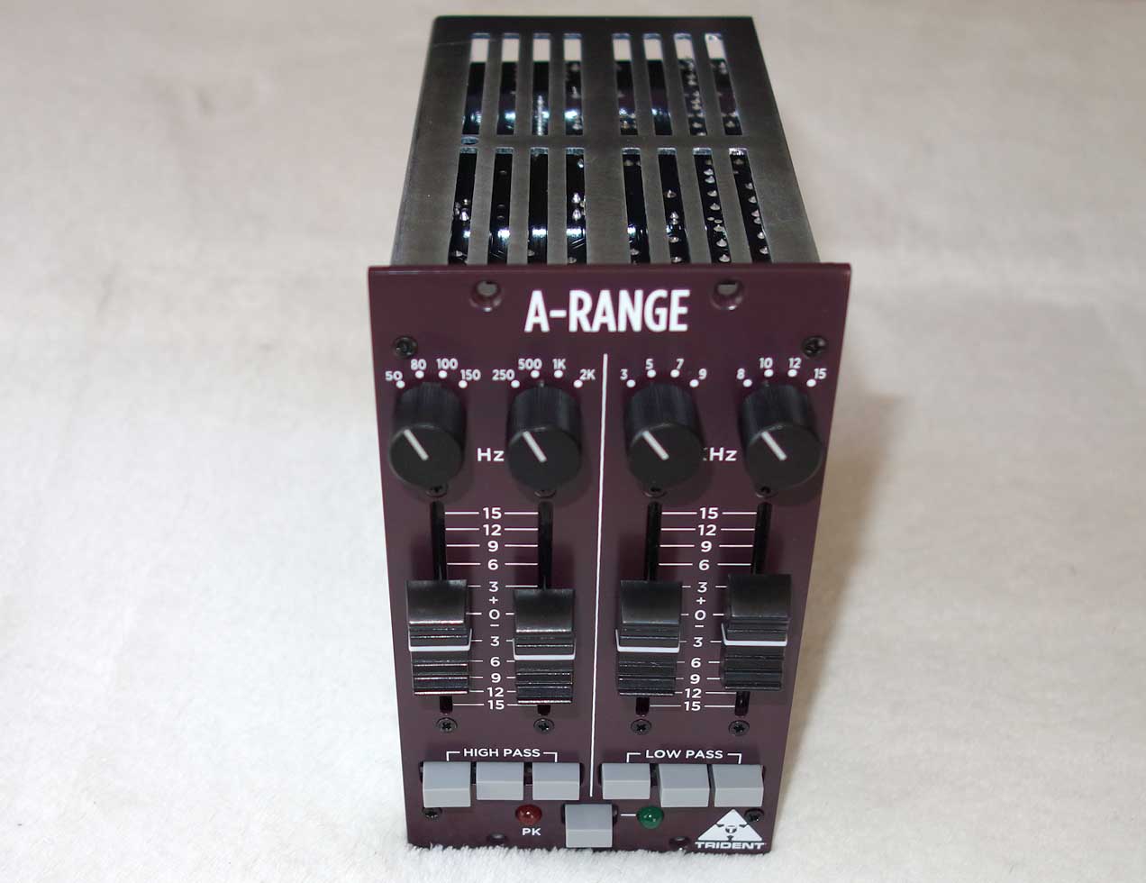 Trident Audio A-Range EQ -- New 500-Series, 2-Space / Double Wide, A Range 4-Band EQ module