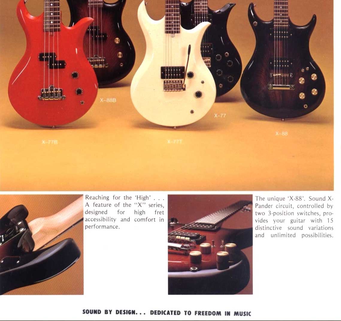 Vintage 1984 Vantage X-99 w/Case  Rare, High-End MIJ / Matsumoku  MMK53 PUPs w/Dual Coil-Splits for 15 Sounds