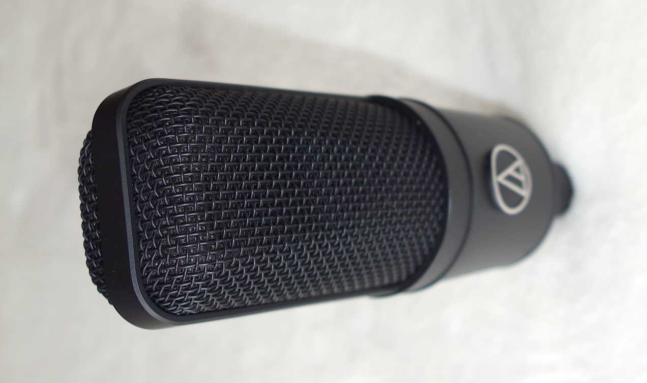 Vintage 1990s Audio Technica AT-4033A Cardioid Condenser Mic Pair w/Original Mounts, Cases