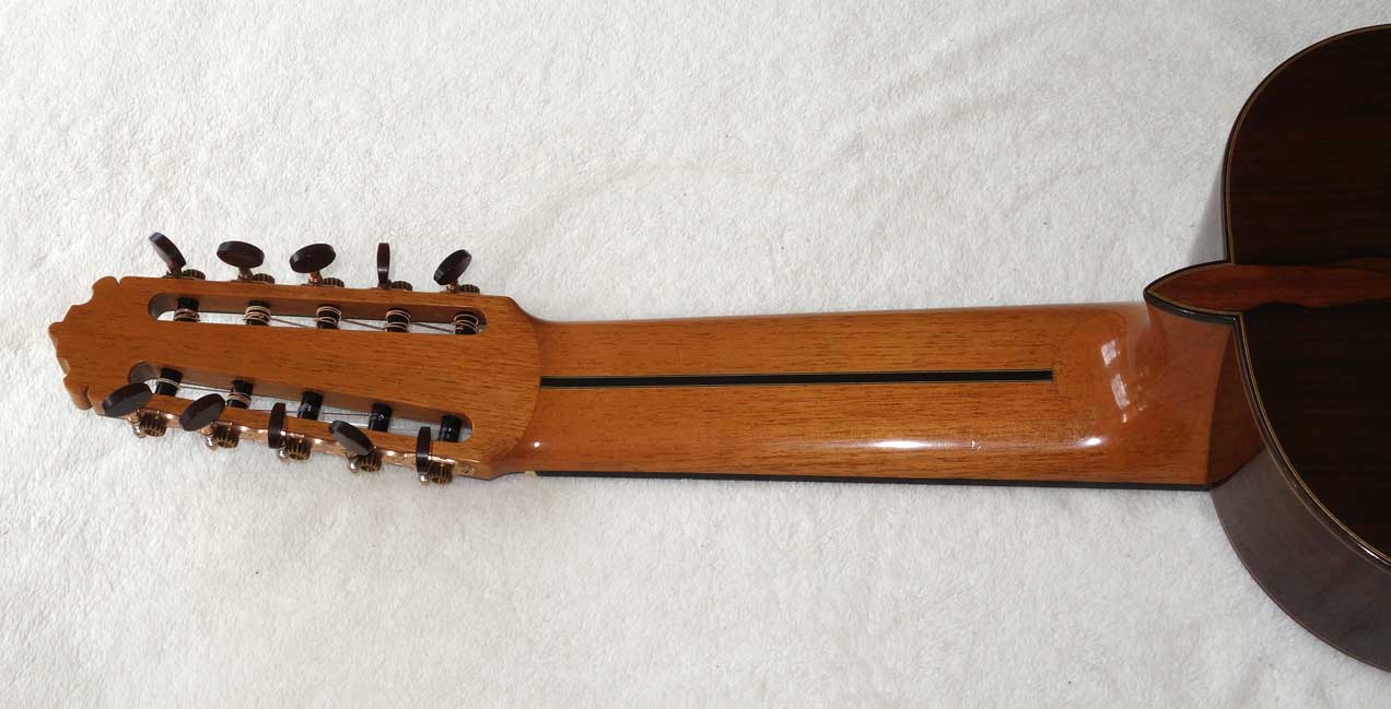 2005 Paulino Bernabe Imperial 10-String Classical Harp Guitar, Cedar Top / Madagascar Rosewood Back & Sides
