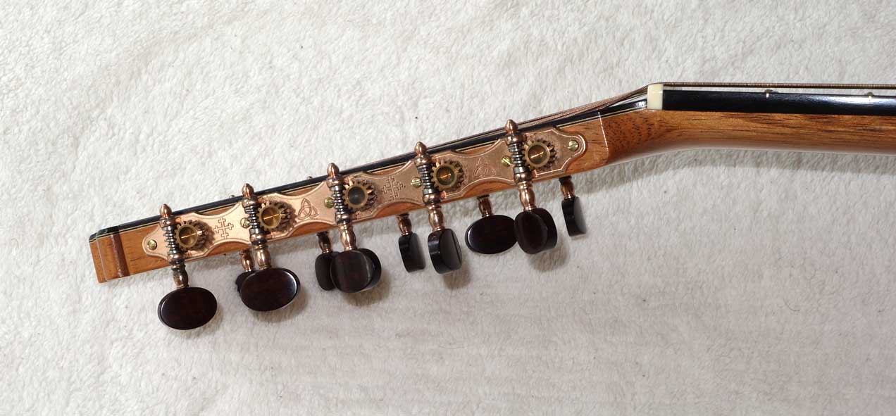 2005 Paulino Bernabe Imperial 10-String Classical Harp Guitar, Cedar Top / Madagascar Rosewood Back & Sides