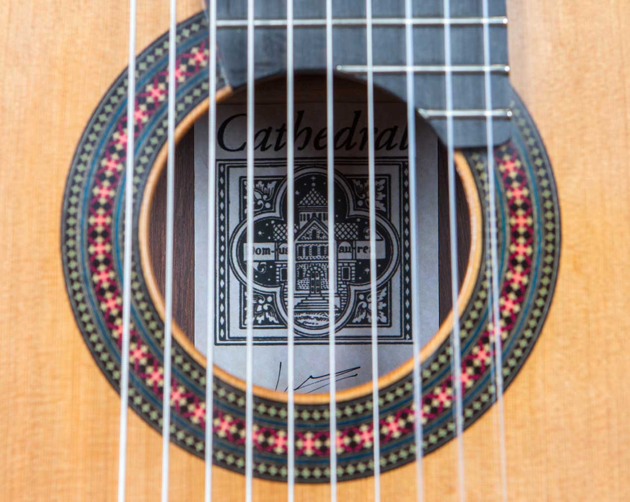 New Cathedral 40 Classical 10-String Harp Guitar in Cedar / Madagascar Rosewood, by Lucio Nunez