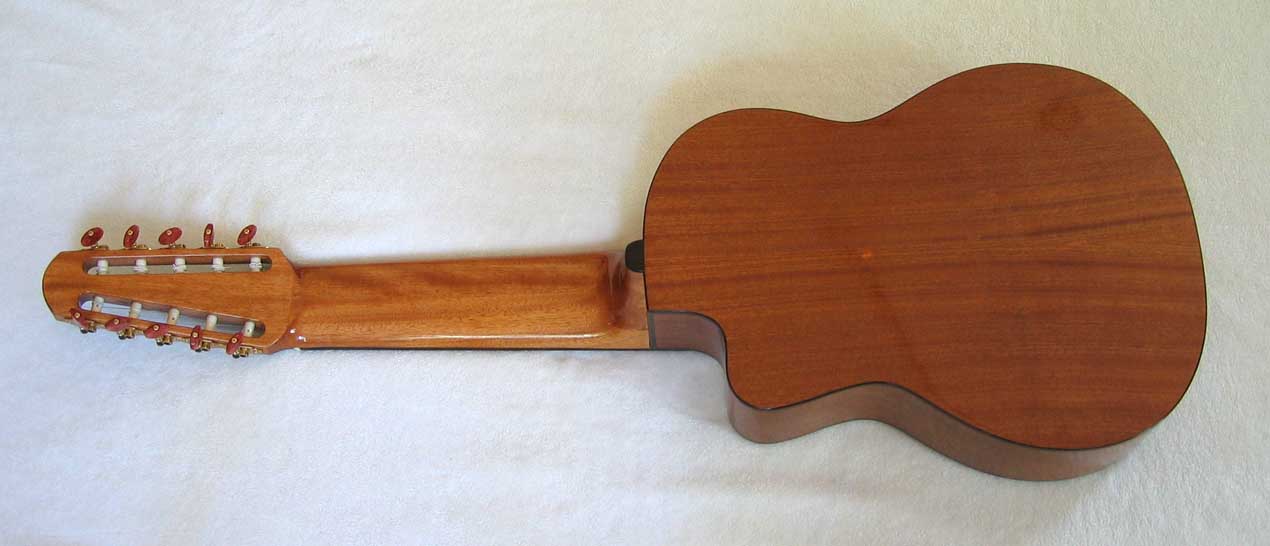 Cathedral Guitar Model 125CEL Classical Harp Guitar with Cutaway, & BBand A3T Pickup