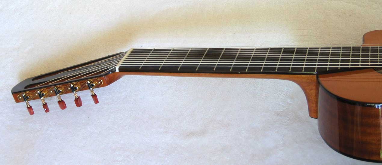 Cathedral Guitar Model 125CEL Classical Harp Guitar with Cutaway, & BBand A3T Pickup