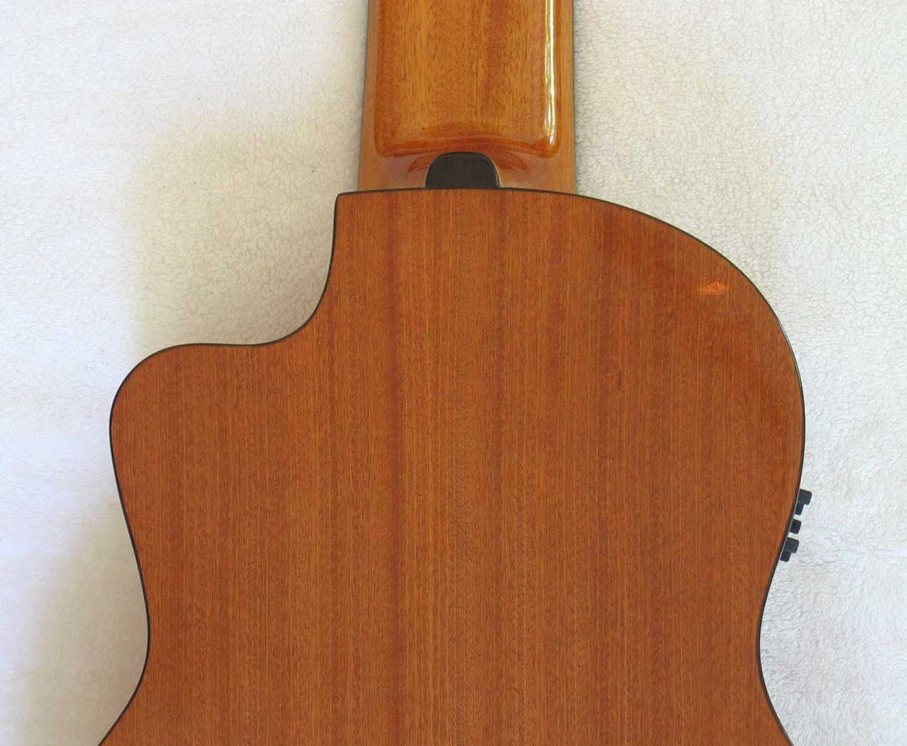 Cathedral Guitar Model 125CEL Classical Harp Guitar with Cutaway, & BBand A3T Pickup