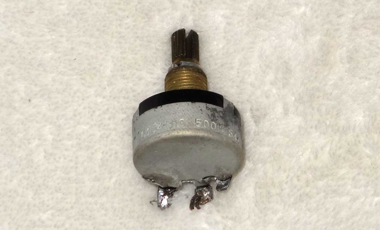 Vintage 1955 IRC 500k Volume Pot for Gibson Electric Guitars