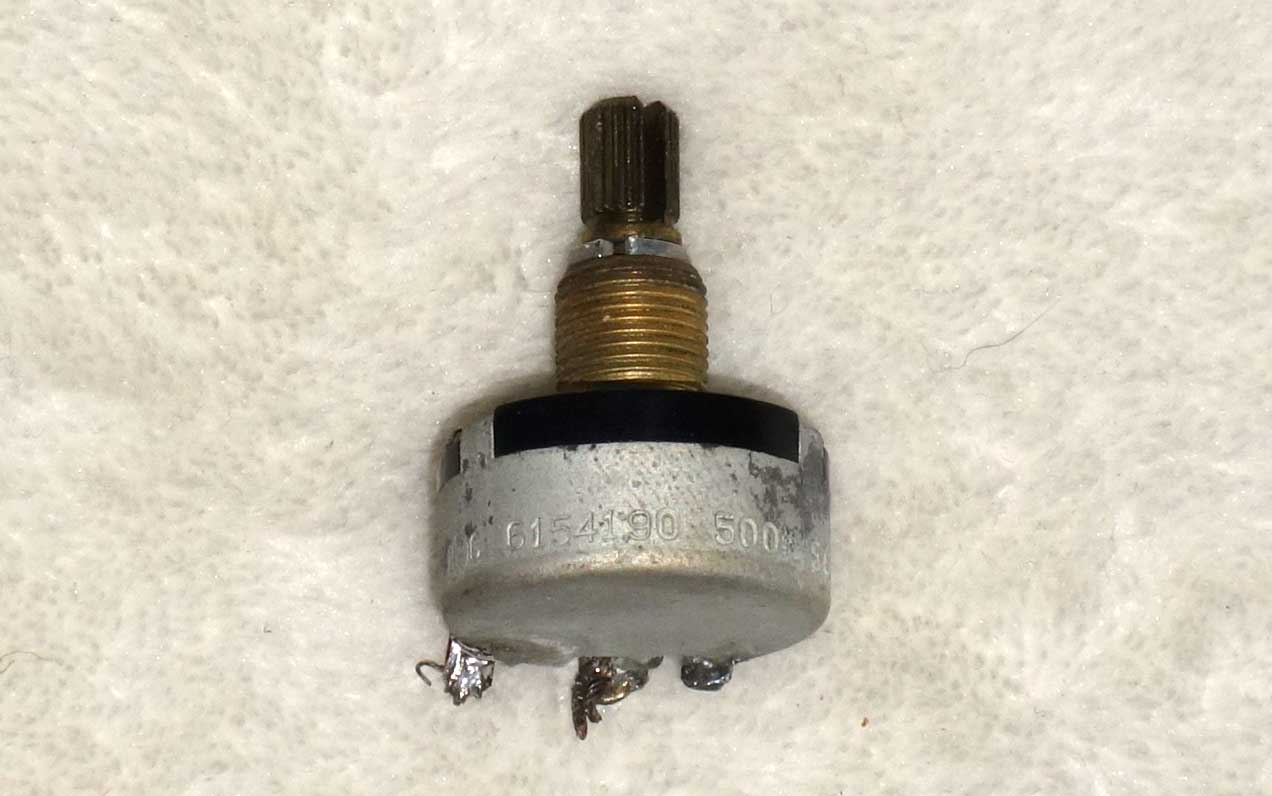 Vintage 1955 IRC 500k Volume Pot for Gibson Electric Guitars