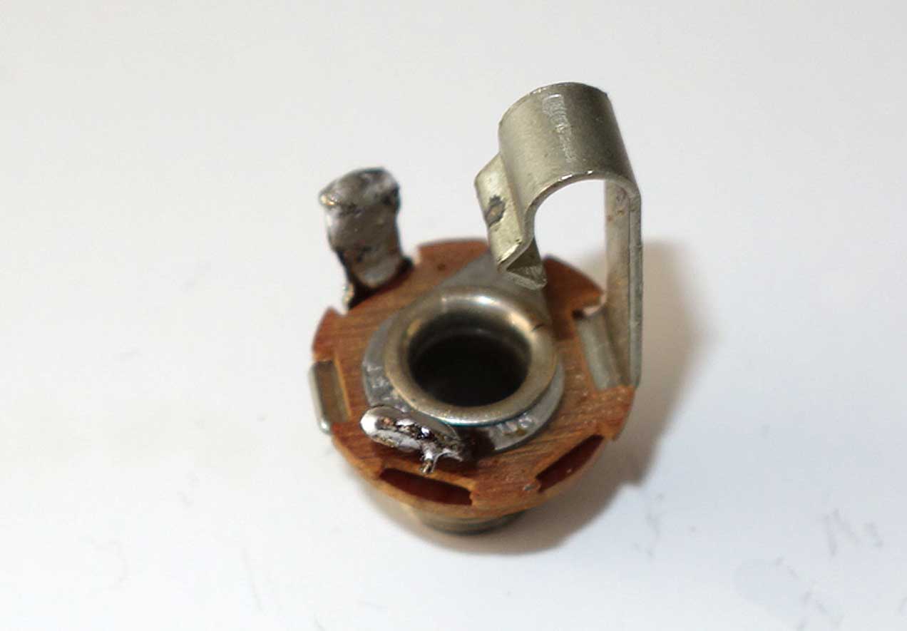 Vintage 1963 Switchcraft Guitar Output Jack From a 1963 Epi Coronet