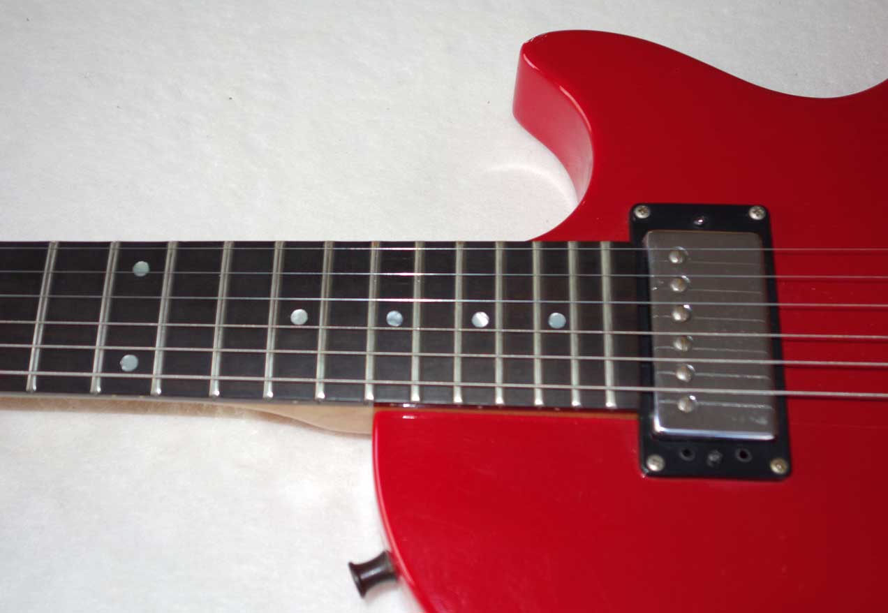Vintage 1984 Gibson Invader Guitar in Ferarri Red, w/Gibson 490, DSD PUPs