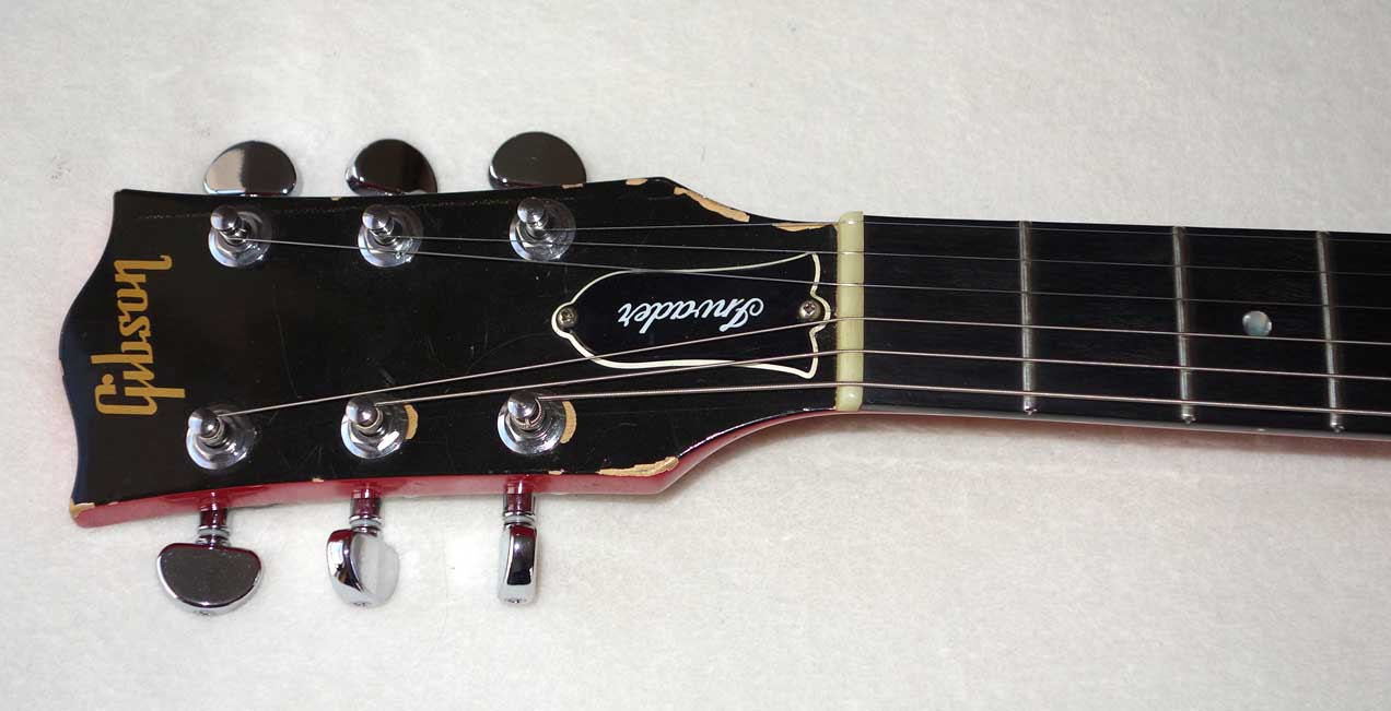 Vintage 1986 Gibson Invader Guitar in Ferarri Red, w/Invader PUPs