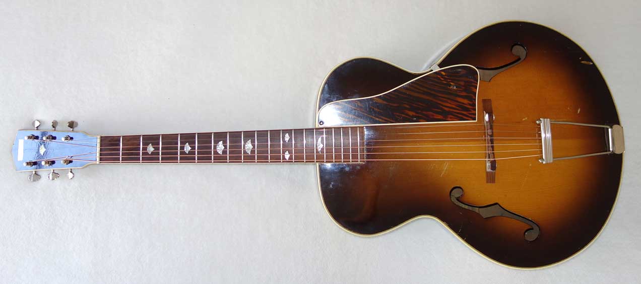 Vintage 1936 Gibson / Recording King 1284 / M4 16" Archtop w/Mahogany Neck, Brazilian Rosewood FB, Carved Top, Truss Rod!!