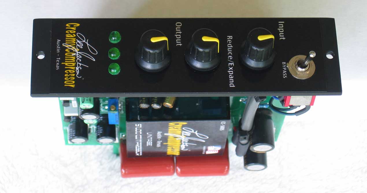 LEE JACKSON Creamy Compressor CC-550S Vintage-Style Studio Compression for the API 500-Seres Racks and 1806 Consoles