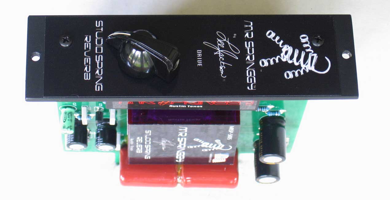 LEE JACKSON Mr. Springgy Reverb MRSP-500S Vintage-Style Spring Reverb for the API 500-Seres Racks and 1806 Consoles
