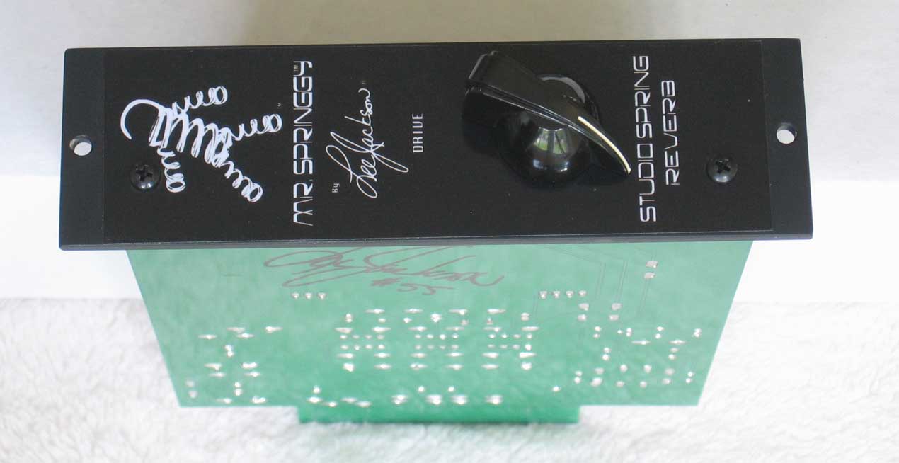 LEE JACKSON Mr. Springgy Reverb MRSP-500S Vintage-Style Spring Reverb for the API 500-Seres Racks and 1806 Consoles