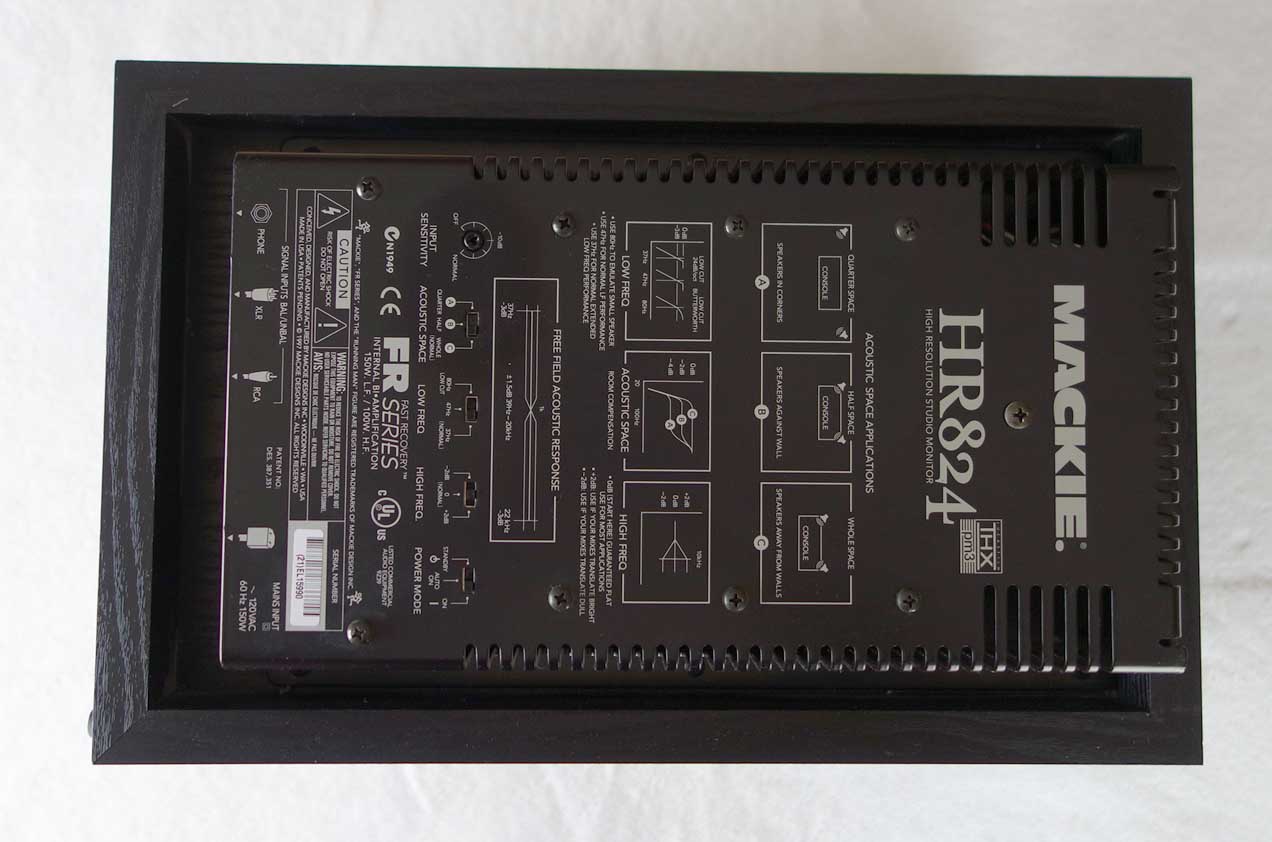 Mackie HR824 Powered Monitor Pair w/Original Boxes, Mase in USA Version 1