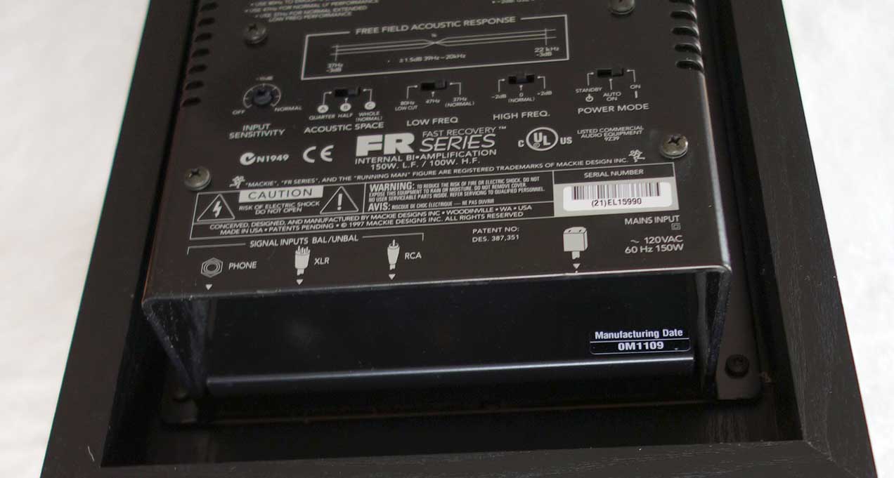 Mackie HR824 Powered Monitor Pair w/Original Boxes, Mase in USA Version 1