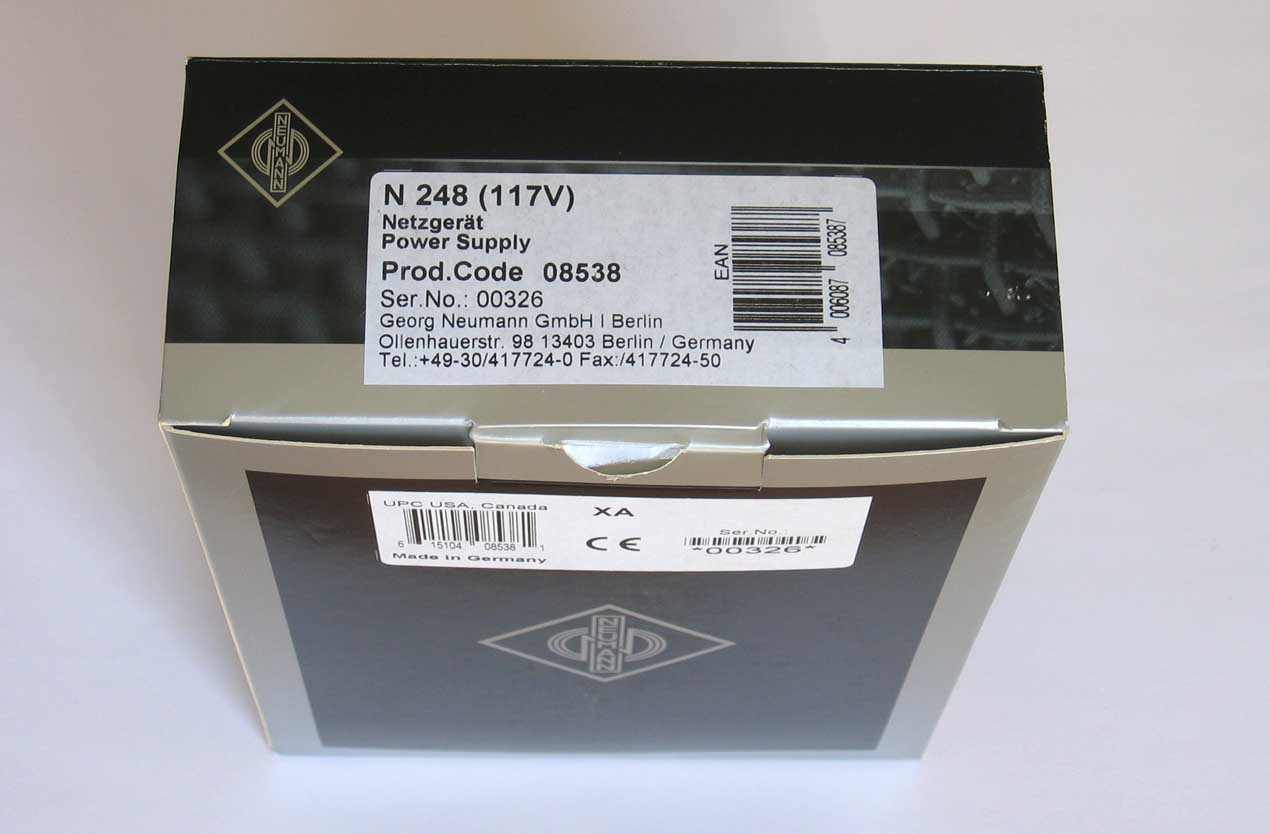 Neuman N248 Remote 5-Pattern Selector / PSU for TLM-127 Multi-Pattern Condenser Mic