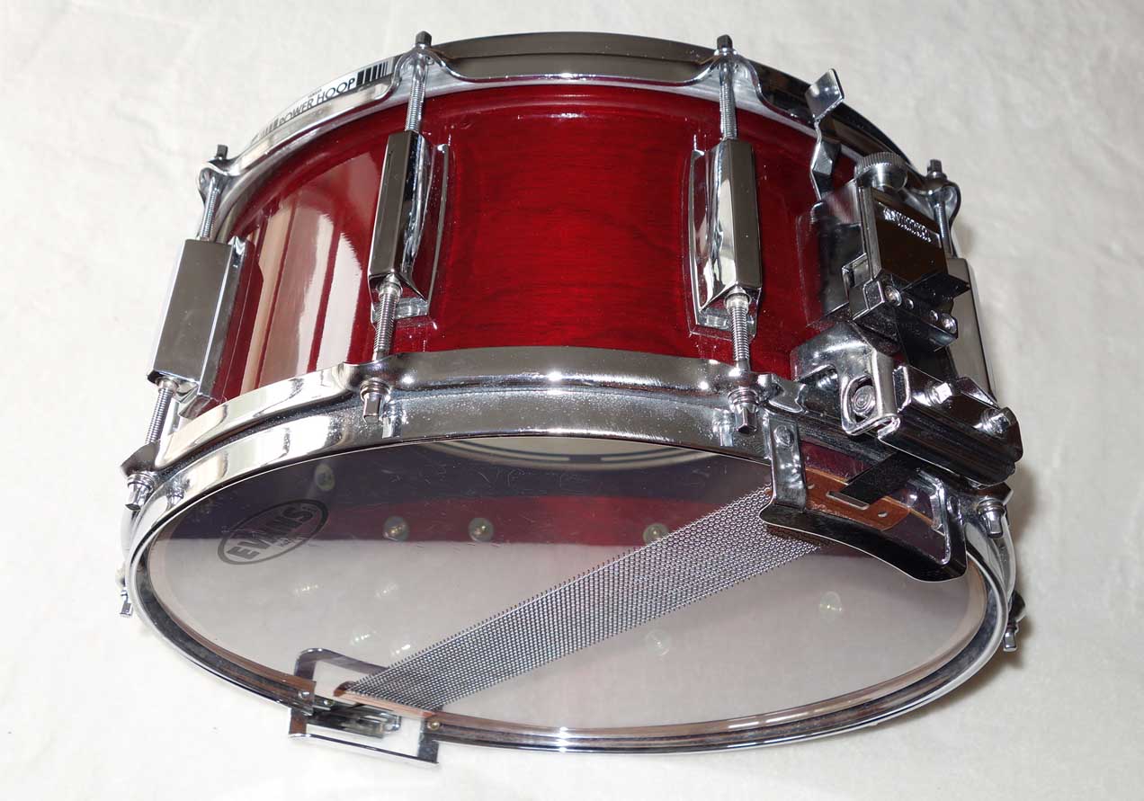 VINTAGE 1987 Yamaha SD096 Recording Custom 14 x 6" Snare Drum w/Power Hoops, NM=June, 1987