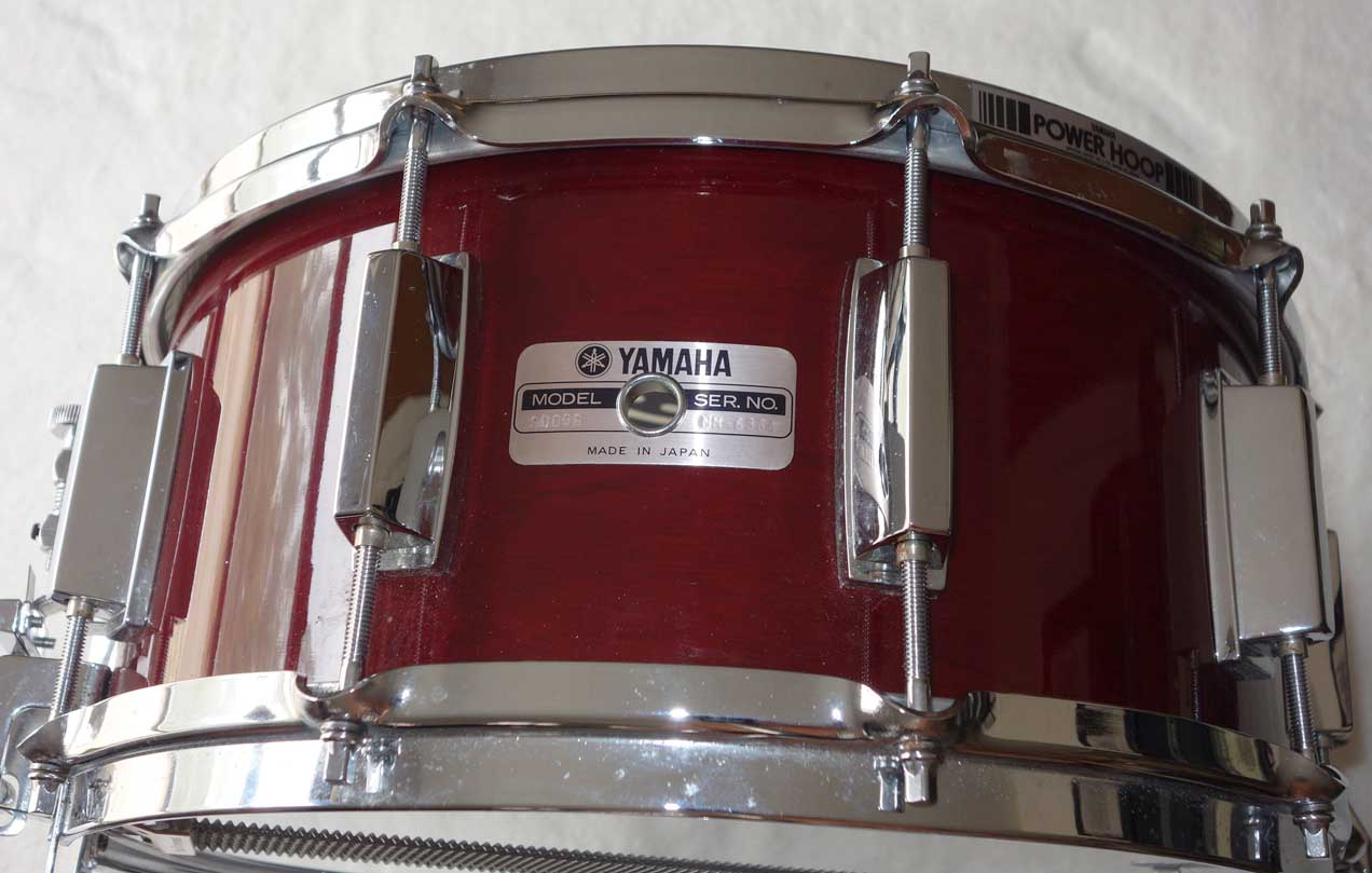 VINTAGE 1987 Yamaha SD096 Recording Custom 14 x 6" Snare Drum w/Power