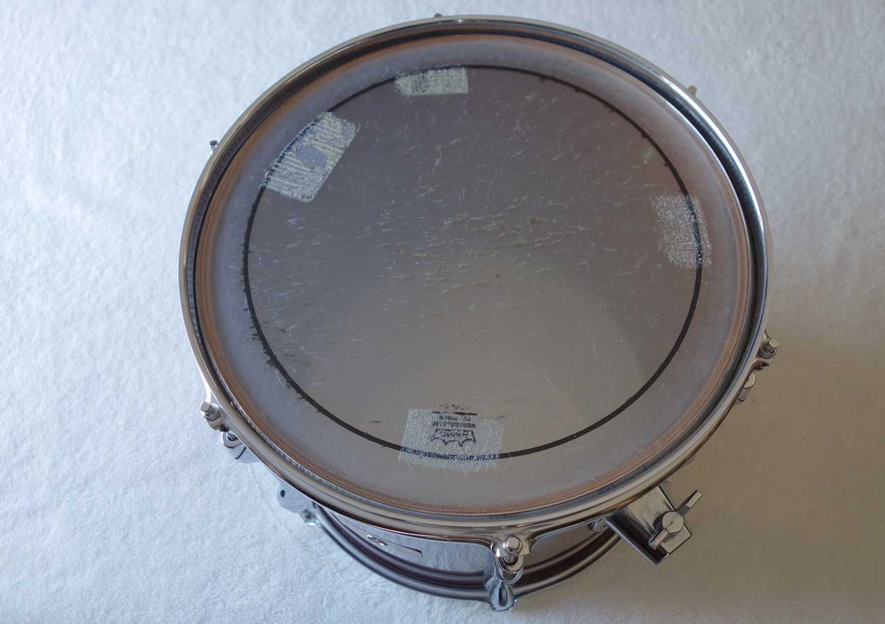 VINTAGE 1988 Yamaha TT913 Recording Custom 13 x 11" Mounted Tom Drum Cherry Red w/Serial # Prefix OI = Feb, 1988